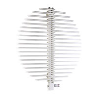 Dimensions: (W)967 x (H)1000 x (D)100mm (min) 120mm (max), BTUs: 3801, Watts: 1114, Finish: White,