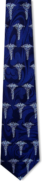 Caduceus Tie