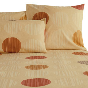 Caledonia Duvet Cover- Sandstone- Kingsize