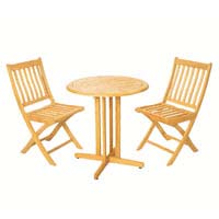 Canterbury 3 Piece Bistro Set Roble Wood