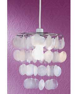 Capiz Tiered Pendant Lampshade