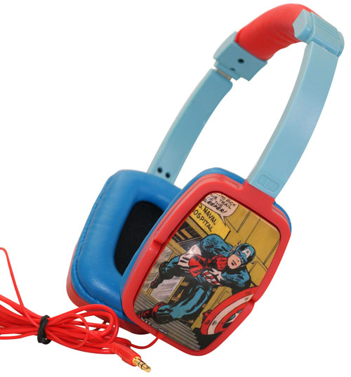 Unbranded Captain America Marvel Comics Headphones