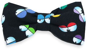 Unbranded Cartoon Eyes Bow Tie