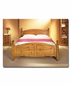 Caversham Solid Pine Kingsize Bed/Low Foot End/Deluxe Matt