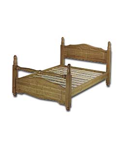 Caversham Solid Pine Kingsize Bed/Rail End - Frame Only