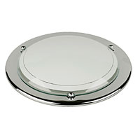 Ceiling Light Chrome Flush Fitting