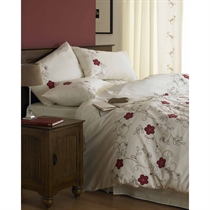 Unbranded Celeste Red Quilt Cover Set Single