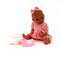 Dolls - Chad Valley Little Friends Baby Kathryn - Ethnic x 2