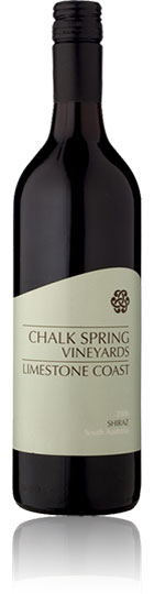 Unbranded Chalk Spring Vineyards Shiraz 2006 Limestone Coast