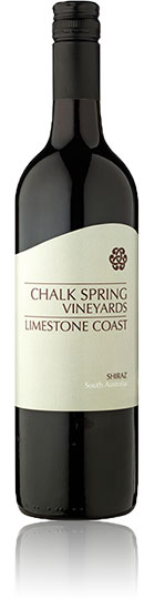 Unbranded Chalk Spring Vineyards Shiraz 2009, Limestone