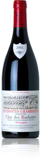 Unbranded Chambertin Clos des Ruchottes Grand Cru 2002 Rousseau Armand (75cl)