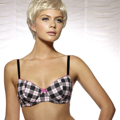 Unbranded Cheeky Check Bra