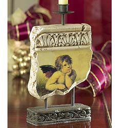 Cherub Icon Candle Holder