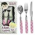 Unbranded Child` Polkadot Cutlery set