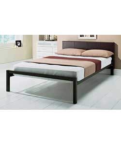 Unbranded Chopin Chocolate Double Bedstead with Pillow Top Mattress