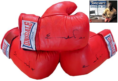 Unbranded Chris Eubank signed Lonsdale Glove