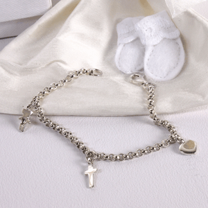 Unbranded Christening Charm Bracelet