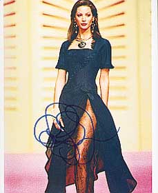 Christy Turlington autograph