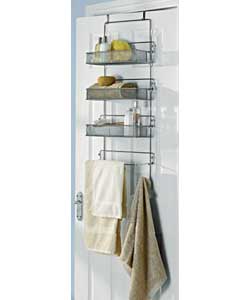 Chrome 3 Tier Over Door Organiser