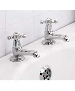 Chrome Victorian Bath Taps