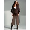 Three-quarter sleeve chunky cardigan with plait edge detail and large buttons. Washable. 30 Viscose,