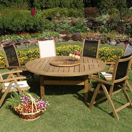 Unbranded Chunky Teak Table Round