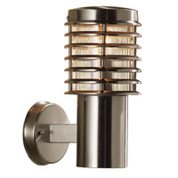 Clipper Louvred Clear Cylinder Lantern 100W