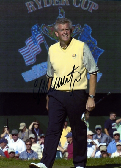 COLIN MONTGOMERIE SIGNED A4 COLOUR PHOTOGRAPH