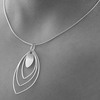 Unbranded Concentric Leaf Handmade Pendant