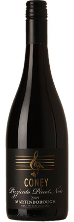 Unbranded Coney Pizzicato Pinot Noir 2011, Martinborough