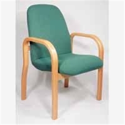 Conn Prem 4Leg Armchair LtOak/Burg