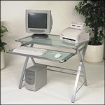 Contemporary Glass Workstation