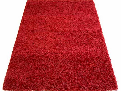 Unbranded Corfu Red Shaggy Rug - 150cm x 80cm