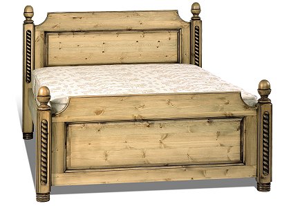 Cottage High Footend Bed - Super King