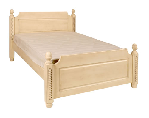 Cottage Super Kingsize High Footend Bed - Jasmine