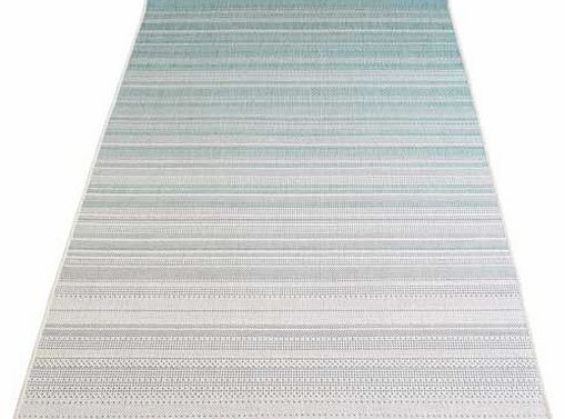 County Gradstripe Rug - Duckegg - 80 x 150cm