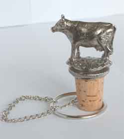 Cow Bottle Stopper