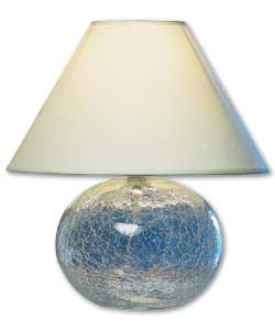 Crackle Glass Table Lamp