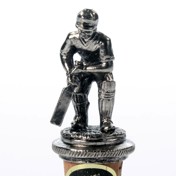 Cricketer Bottle Stopper