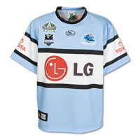 Cronulla Sharks Home Rugby Shirt.