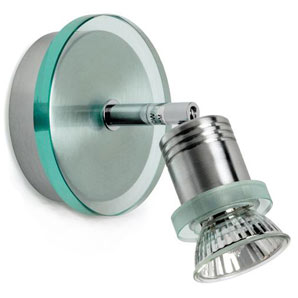 An ultra-modern dimmable single halogen spotlight