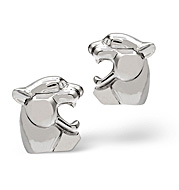 Cufflinks 0.02CT Diamond 9K White Gold