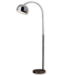 Curva Floor Lamp - Chrome Finish