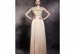 Unbranded Cute Scoop Short Sleeve Sequins Evening Dresses