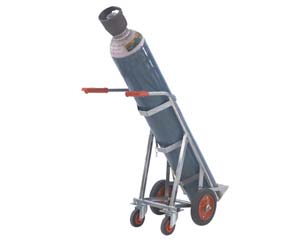 Unbranded Cylinder trolley zinc plated (4 wheel)