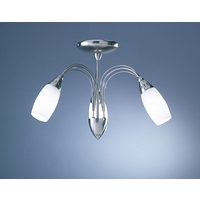 Unbranded DAARE5346 - 3 Light Satin Chrome Ceiling Light