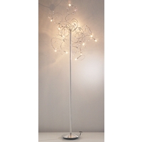 Unbranded DAATH4946 - Satin Chrome Floor Lamp