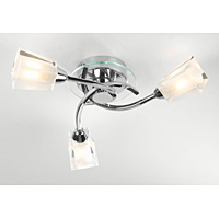 Unbranded DAAUS0350 - 3 Light Polished Chrome Ceiling Light