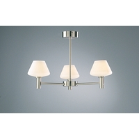 Unbranded DAAXI0346 - 3 Light Satin Chrome Ceiling Light