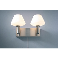 Unbranded DAAXI0946 - 2 Light Satin Chrome Wall Light